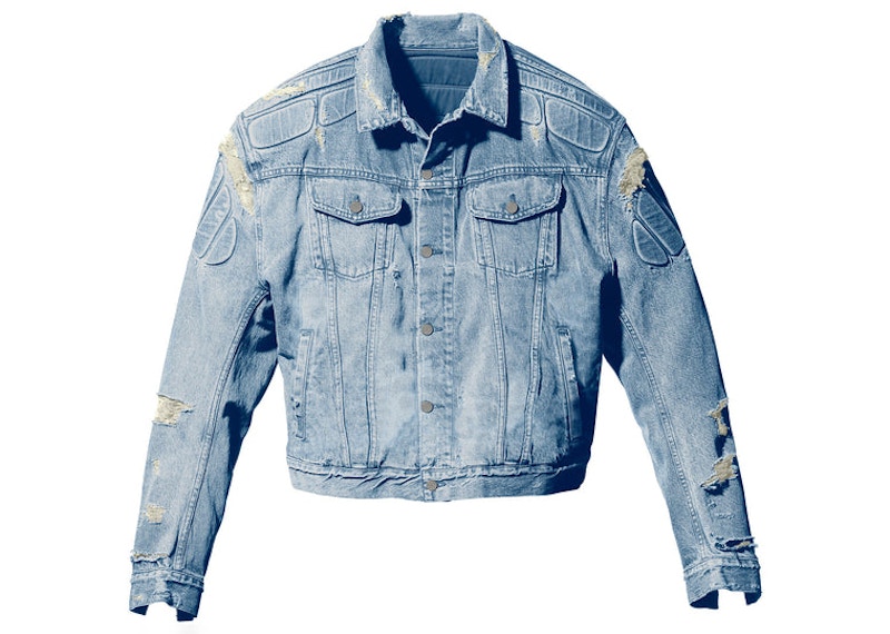 Yeezy Gap Engineered by Balenciaga Padded Denim Jacket Blue - SS22