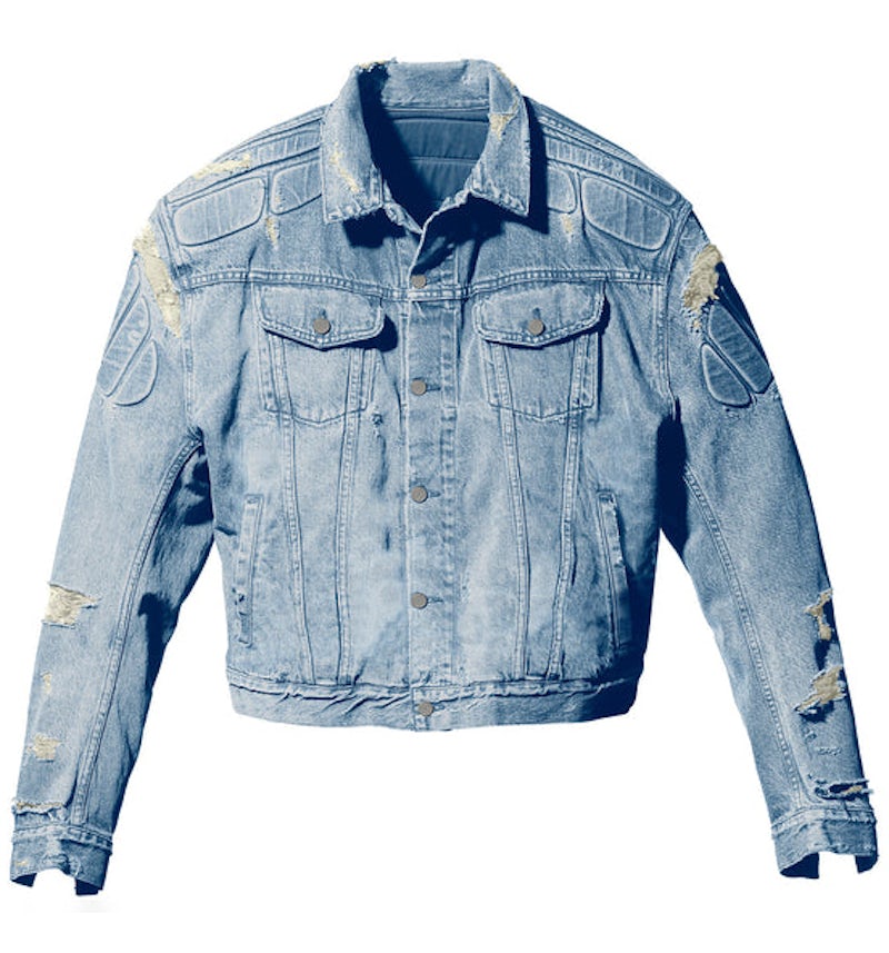 Yeezy Gap Engineered by Balenciaga Padded Denim Jacket Blue SS22