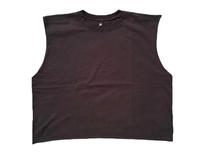 トップス YEEZY X GAP CROPPED TANK TOP UNRELEASED Yeezy Gap LA H17 Cropped Unreleased Top Poetic Black Men's - US