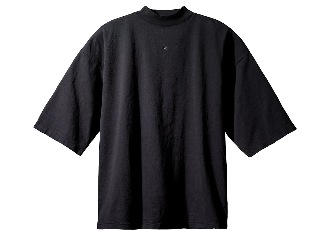 Pre-owned Yeezy Gap Logo 3/4 Sleeve Tee Black