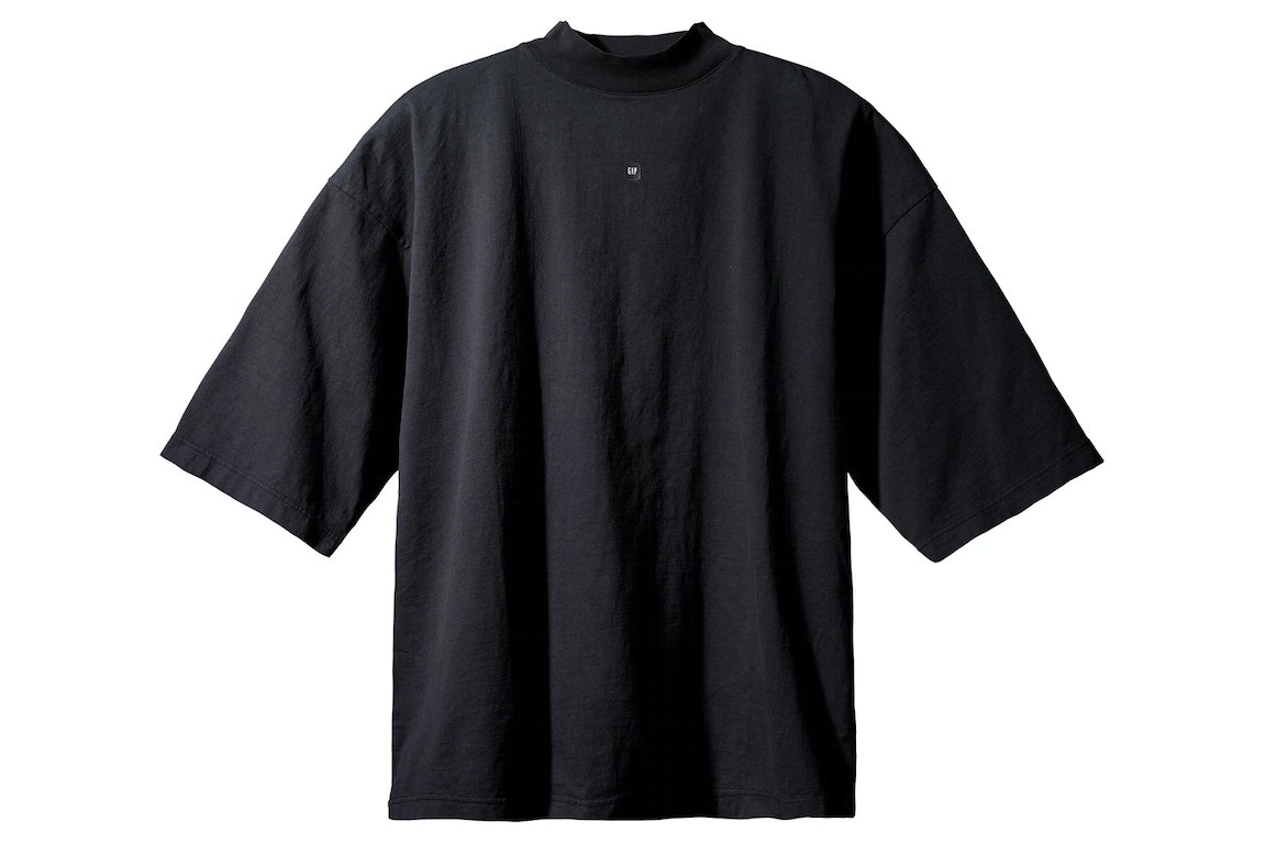 Pre-owned Yeezy Gap Logo 3/4 Sleeve Tee Black