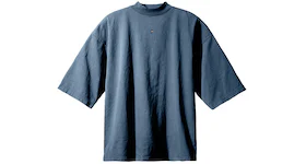 Yeezy Gap Logo 3/4 Sleeve Tee Dark Blue