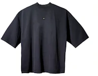 Yeezy Gap Logo 3/4 Sleeve Tee Washed Black