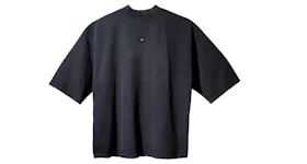 Yeezy Gap Logo 3/4 Sleeve Tee Washed Black