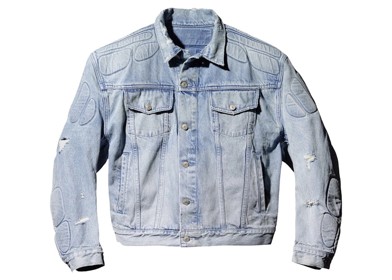 Yeezy Gap Padded Denim Jacket Blue Men's - SS22 - US