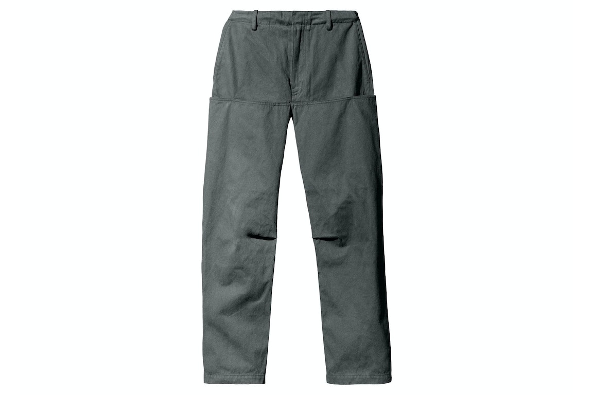 Pre-owned Yeezy Gap Sateen Cargo Pant Dark Green