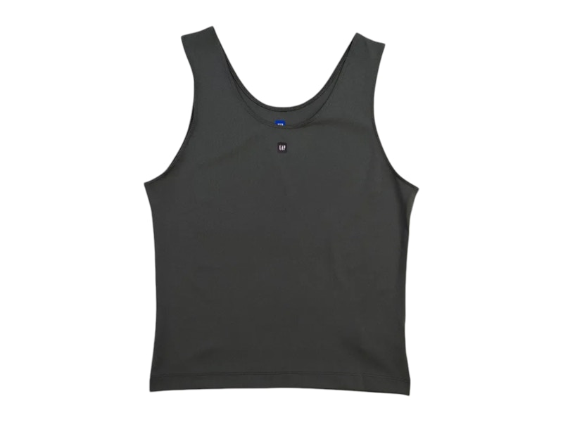 Pre-owned Yeezy Gap Women's Engineered By Balenciaga Second Skin Tank Top In Dark Green