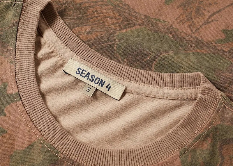 Yeezy Season 4 Regular Tee Camo Men's - US