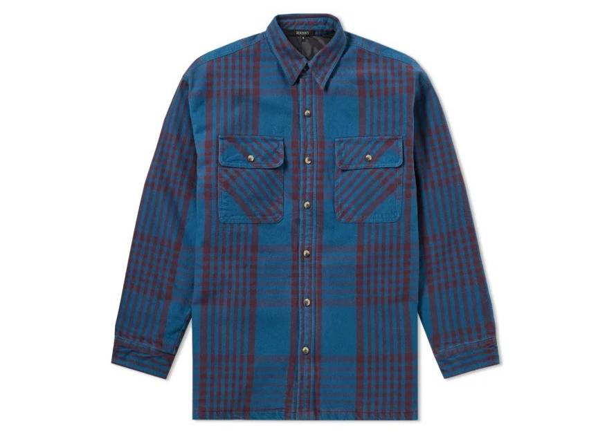 Yeezy Season 5 Classic Flannel Shirt Combo 2