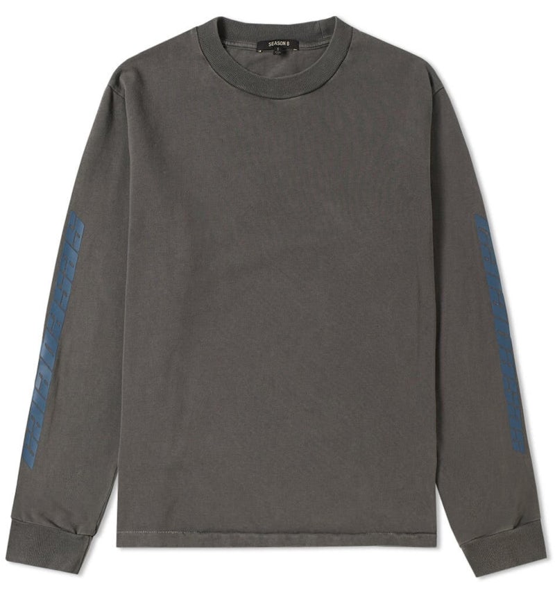 Yeezy Season 6 Calabasas Long Sleeve Shirt Core Indigo Men's - US Yeezy Season 6 Calabasas Long Sleeve Shirt Core Indigo Men's - US