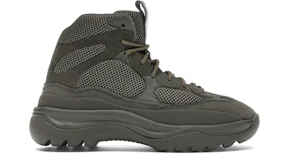 Yeezy Thick Suede Combat Boot Military (Season 6) Men's - KM5015.065 - US