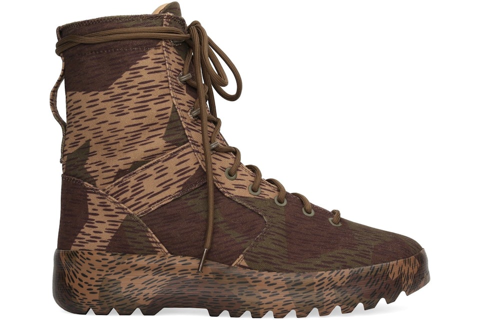 Yeezy Washed Canvas Boot Season 6 Splinter Camo Men s Sneakers GB