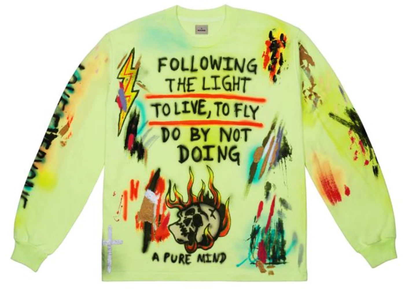 Yeezy Wes Lang Wyoming L S Tee Frozen Yellow