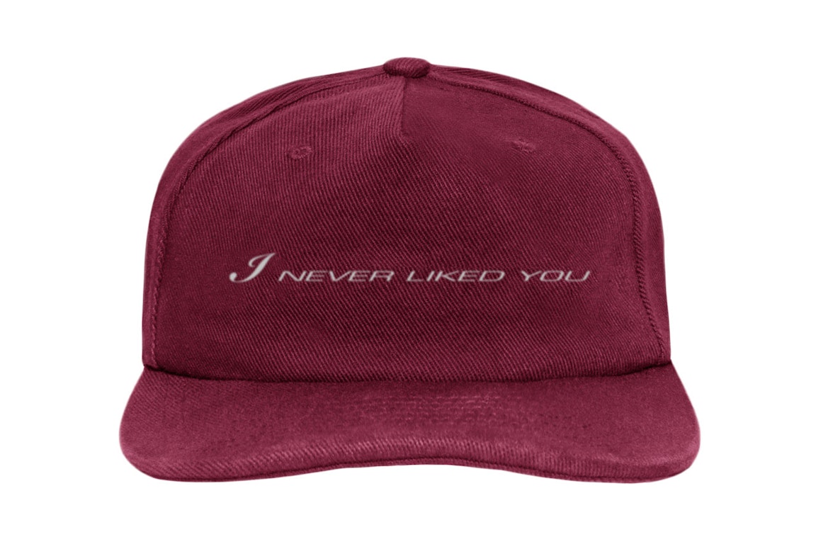 Pre-owned Yeezy X Future I Never Liked You Hat Burgundy