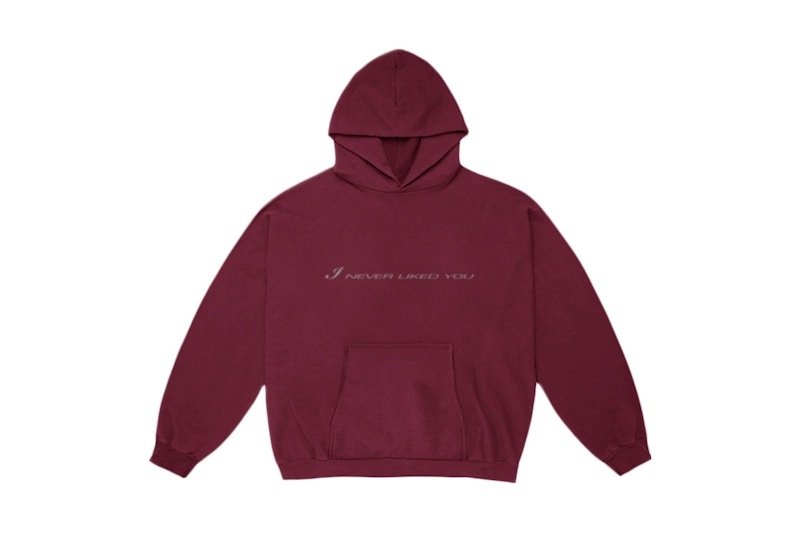 Burgundy color online hoodie