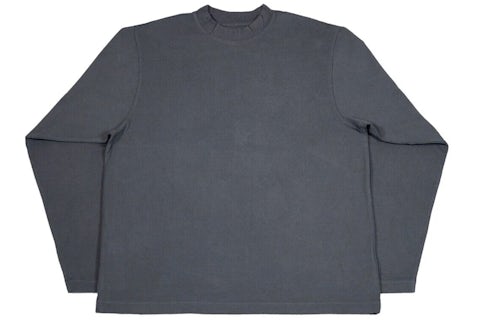 Yeezy x Gap Long Sleeve T-shirt Dark Grey Men's SS22 GB