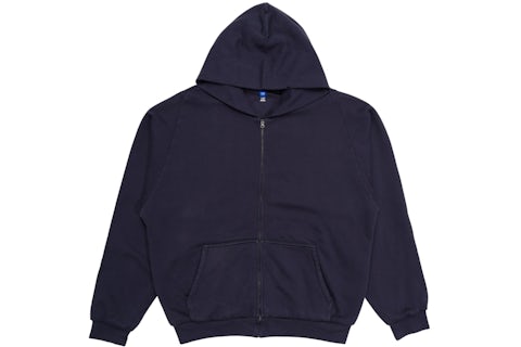 Yeezy x Gap Unreleased Zip Sweatshirt Hoodie Navy Men's SS24 GB