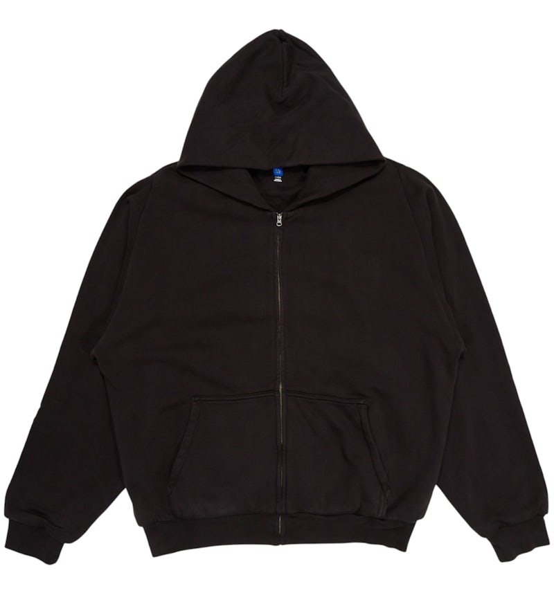 Yeezy x Gap Zip Up Exclusive Hoodie Poetic Black Men's SS22 US