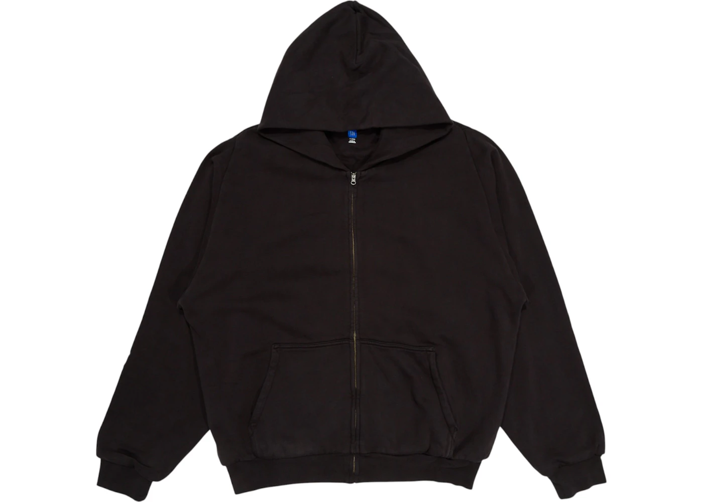Hoodie con cremallera completa Yeezy x Gap Exclusive en negro