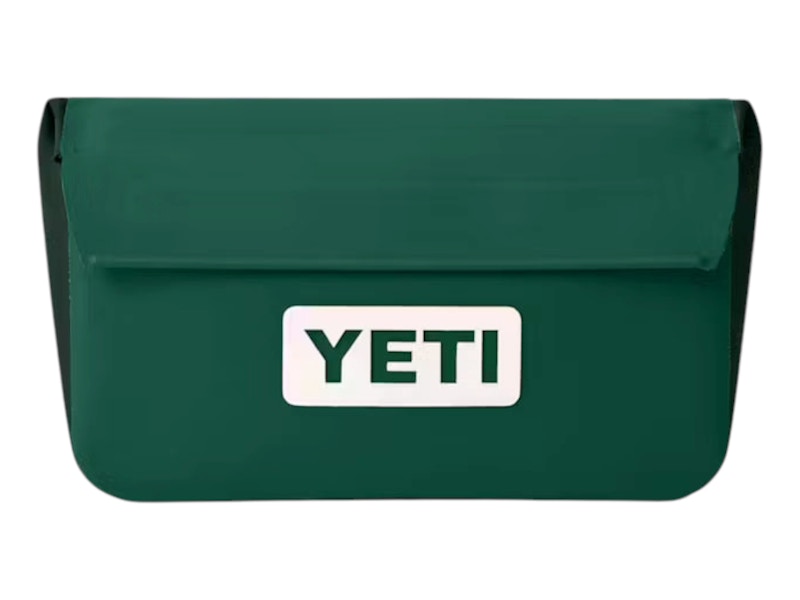 Pre-owned Yeti 1l Waterproof Gear Case In Black Forest Green