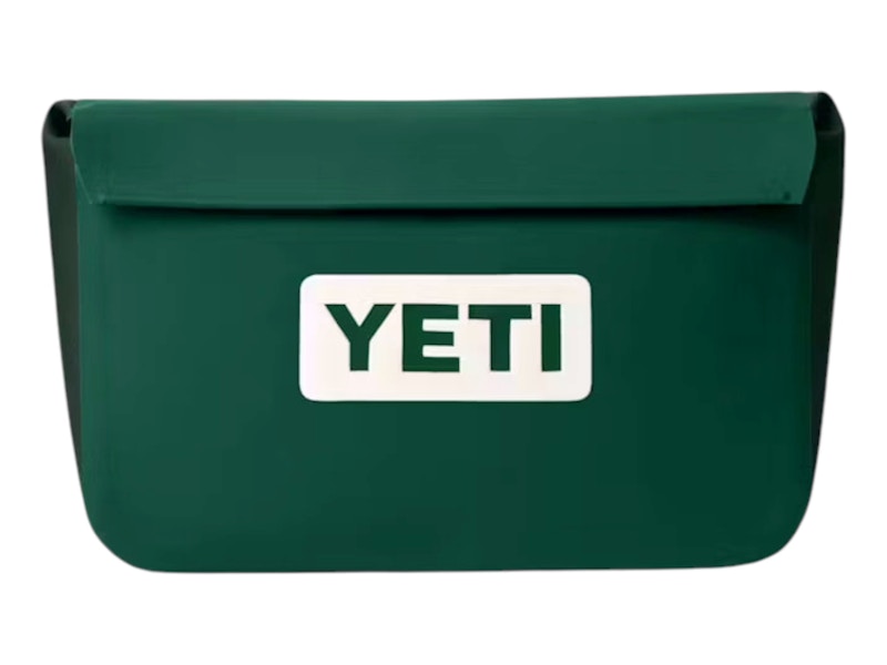 Pre-owned Yeti 3l Waterproof Gear Case In Black Forest Green