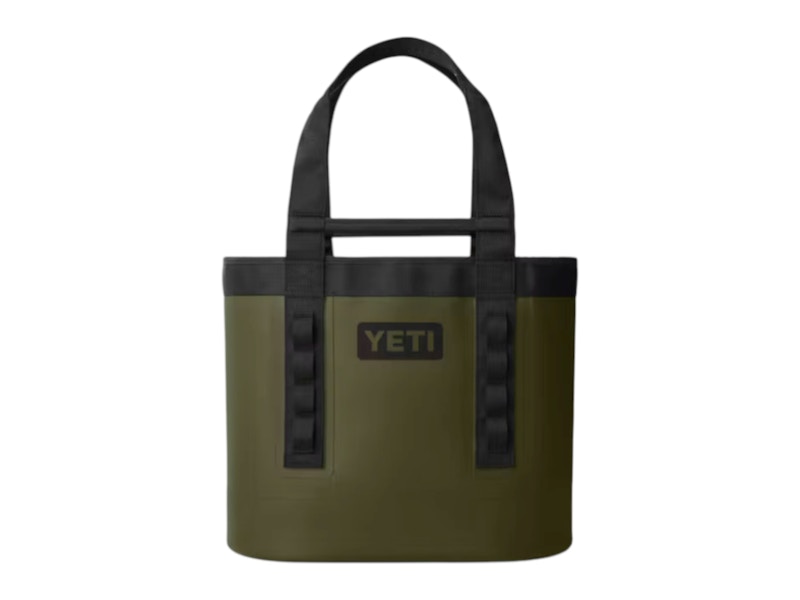 YETI Pre-owned Carryall 35 Tote Bag In Olive/black In Multi
