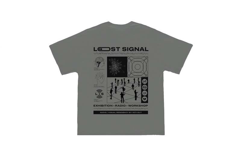 Yeti Out Lost Signal Flyer Tee Grey