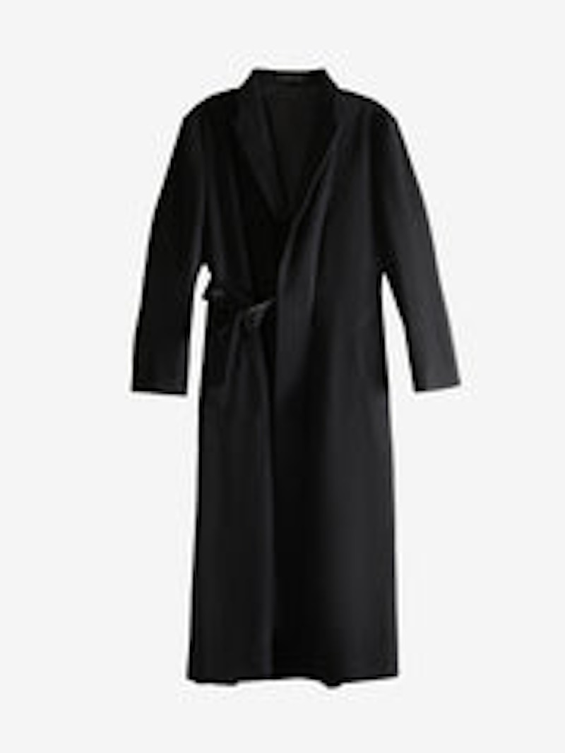 Yohji Yamamoto Waist Belt D Coat Black - FW25 - US