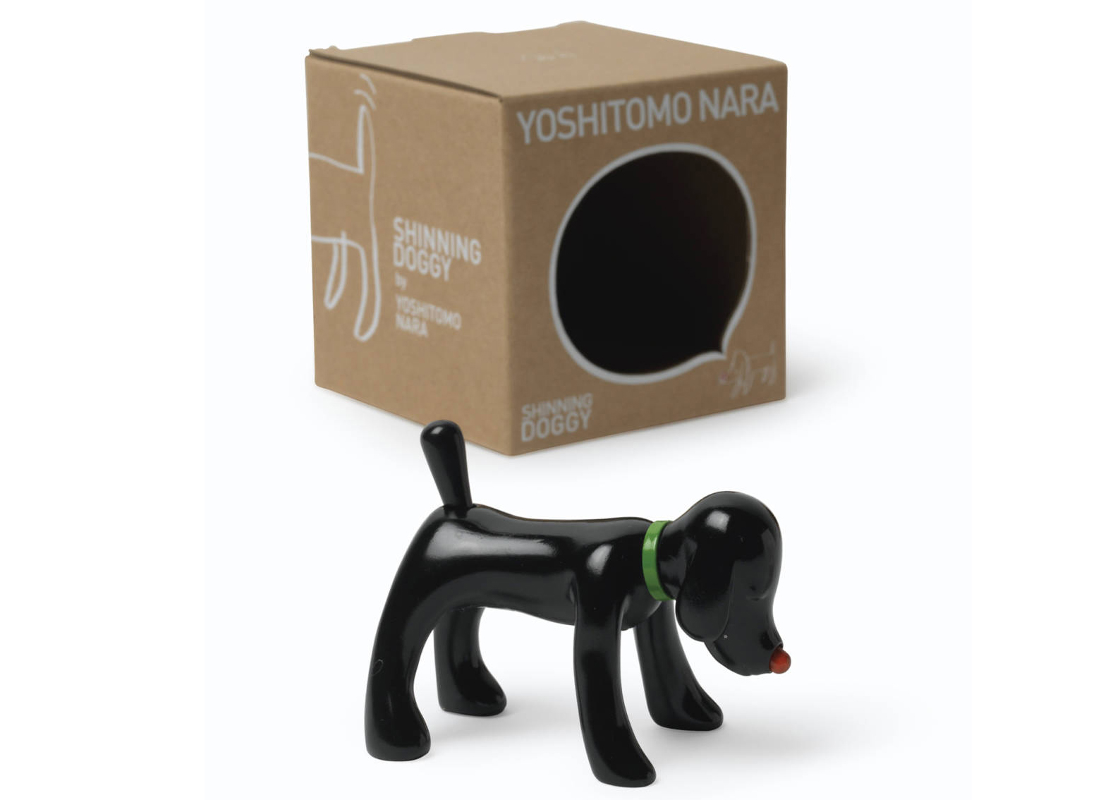 Yoshitomo Nara Life Is Only One Shinning Dog Figure Black