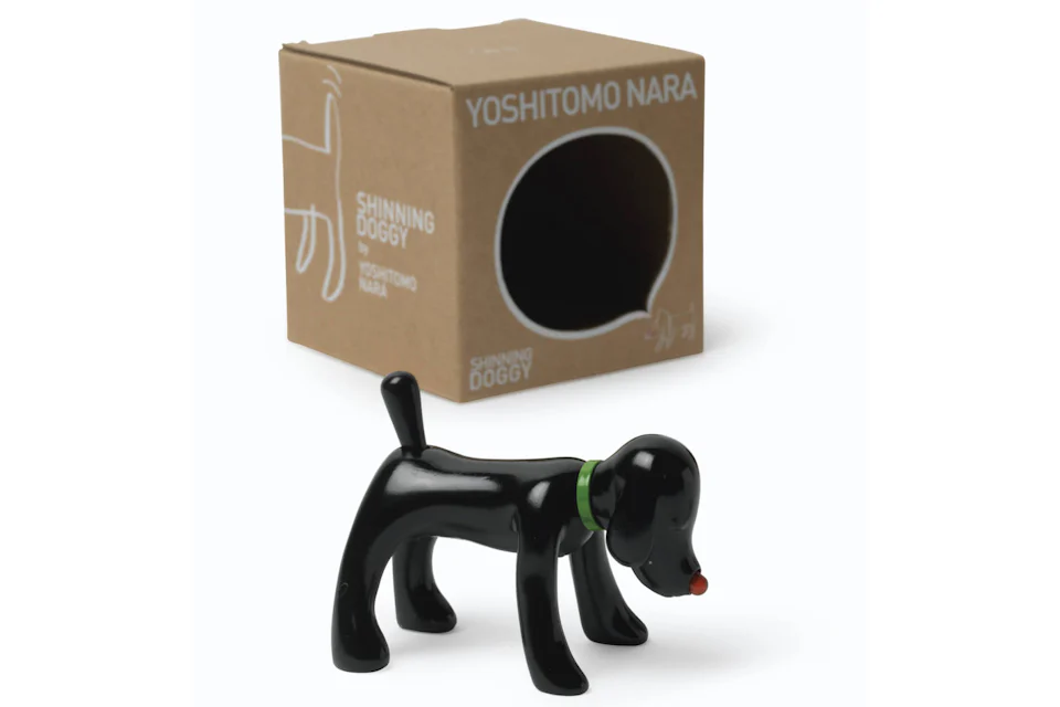 Yoshitomo Nara Life Is Only One Shinning Dog Figure Black