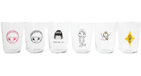 Yoshitomo Nara Set of 6 Glass Cups