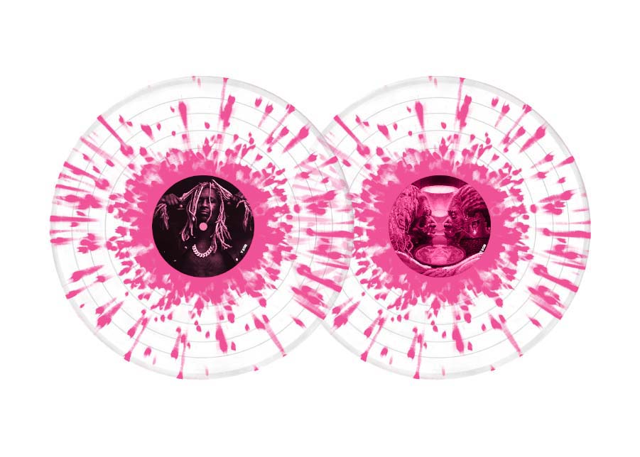 Young Thug Punk 2XLP Vinyl (LE 2000) Clear with Pink Splatter - GB
