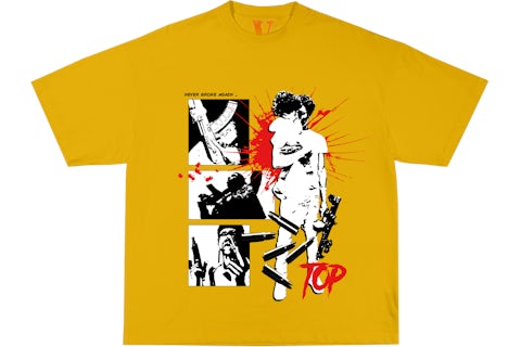 YoungBoy NBA x Vlone House Arrest Tee Yellow Men s FW20 US