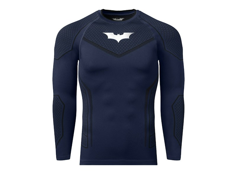 YoungLA x Batman Compression L/S Tee Navy