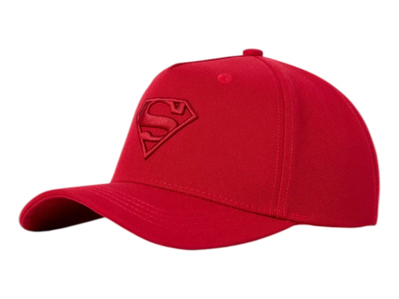 Pre-owned Youngla Men's X Superman Shield Hat In Red