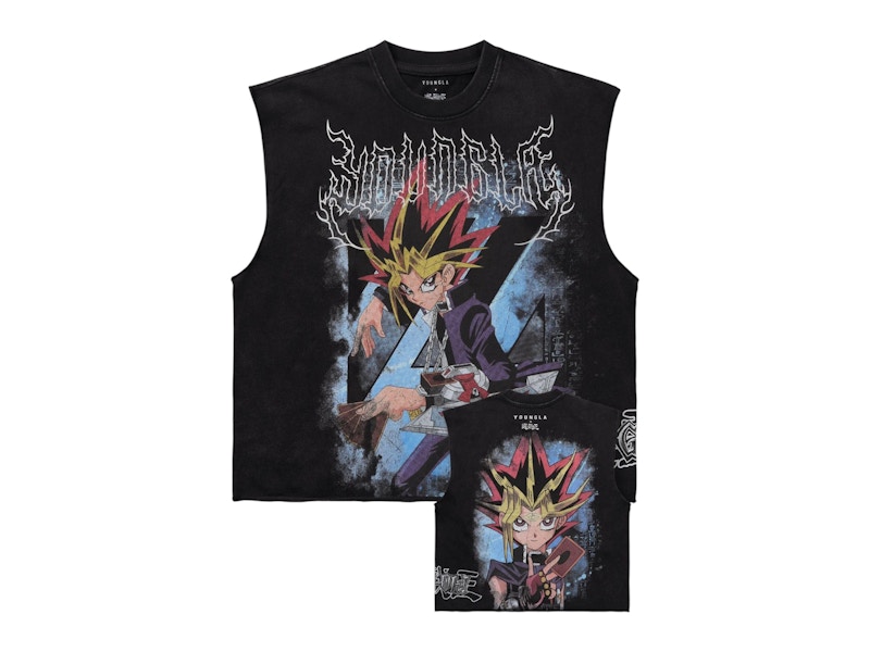 YoungLA x Yu-Gi-Oh! Cut-Off T-shirt Duelist Yugi メンズ