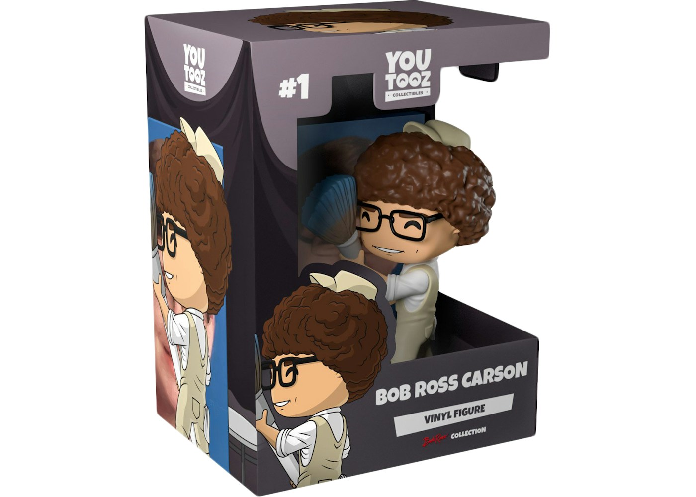 Youtooz Bob Ross Carson Vinyl Figure Yearbook Youtooz Bob Ross Carson Vinyl Figure Yearbook