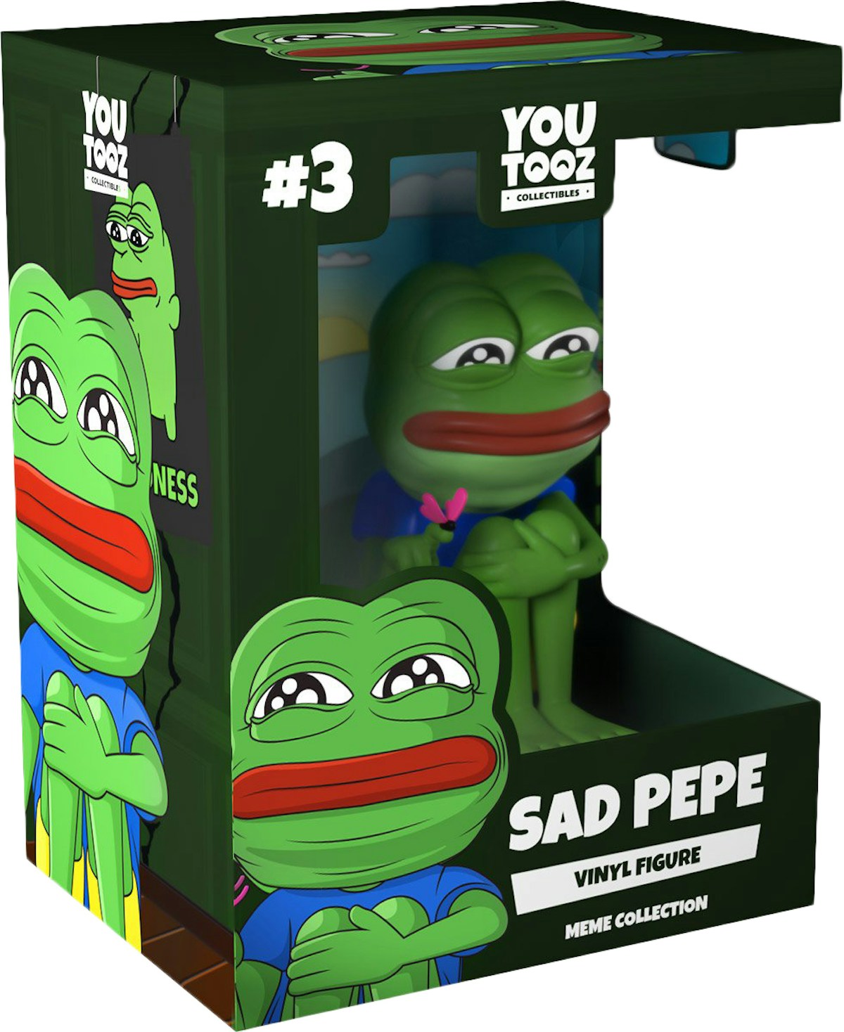 Youtooz Pepe Vinyl Figure PEPE GREEN