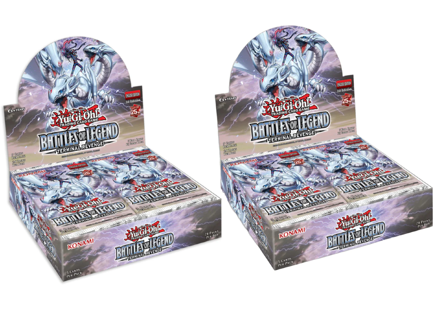Yu-Gi-Oh! Battles of Legends Terminal Revenge Booster Box 2x Lot - US