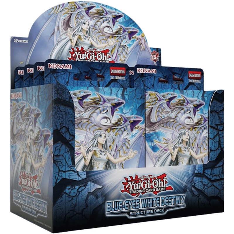 yu gi oh deck blue eyes Yu-Gi-Oh! Official Card Game Structure Deck Rise Of The Blue-Eyes CG19 –  TCG Corner