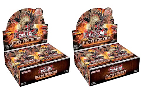 Yu-Gi-Oh! Legacy of Destruction 1st Edition Booster Box 2x Lot - GB Yu-Gi-Oh! Legacy of Destruction 1st Edition Booster Box 2x Lot - GB