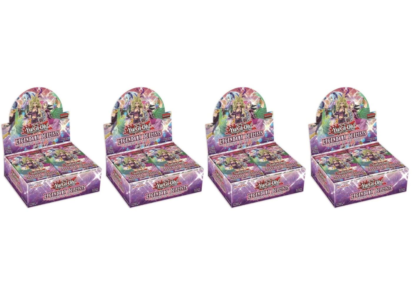 Yu-Gi-Oh Legendary Duelist Sister of the Rose (LED4) Booster Box 4x Lot - US Yu-Gi-Oh Legendary Duelist Sister of the Rose (LED4) Booster Box 4x Lot - US