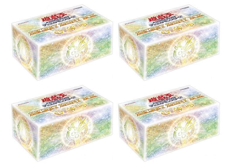 Yu-Gi-Oh! OCG Duel Monsters Secret Shiny Box (Japanese) 4x Lot