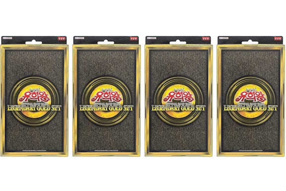 Yu-Gi-Oh! OCG Legendary Gold Set Booster Box (Korean) 4x Lot