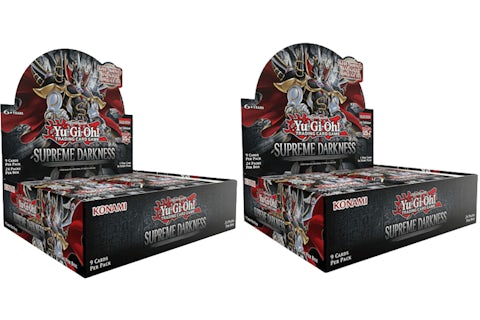 Yu-Gi-Oh! Supreme Darkness Booster Box 2x Lot - US Yu-Gi-Oh! Supreme Darkness Booster Box 2x Lot - US