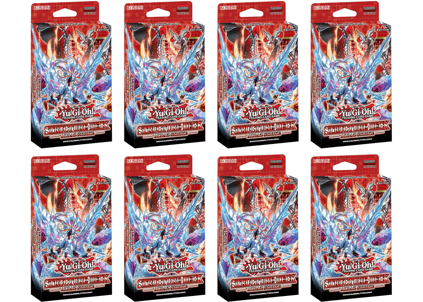 Yu-Gi-Oh! TCG Albaz Strike 1st Edition Structure Deck 8x Lot - US Yu-Gi-Oh! TCG Albaz Strike 1st Edition Structure Deck 8x Lot - US