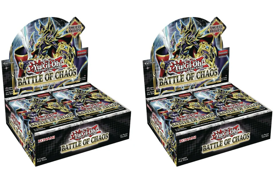Yu-Gi-Oh! TCG Battle of Chaos Booster Box (English) 2x Lot