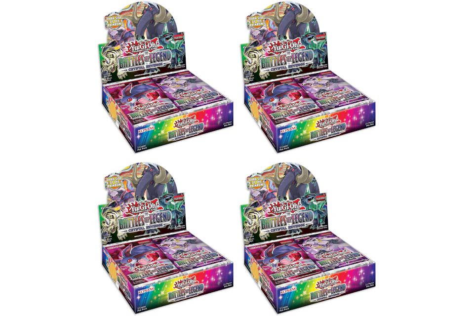 Yu-Gi-Oh! TCG Battles of Legend Crystal Revenge Booster Box 4x Lot