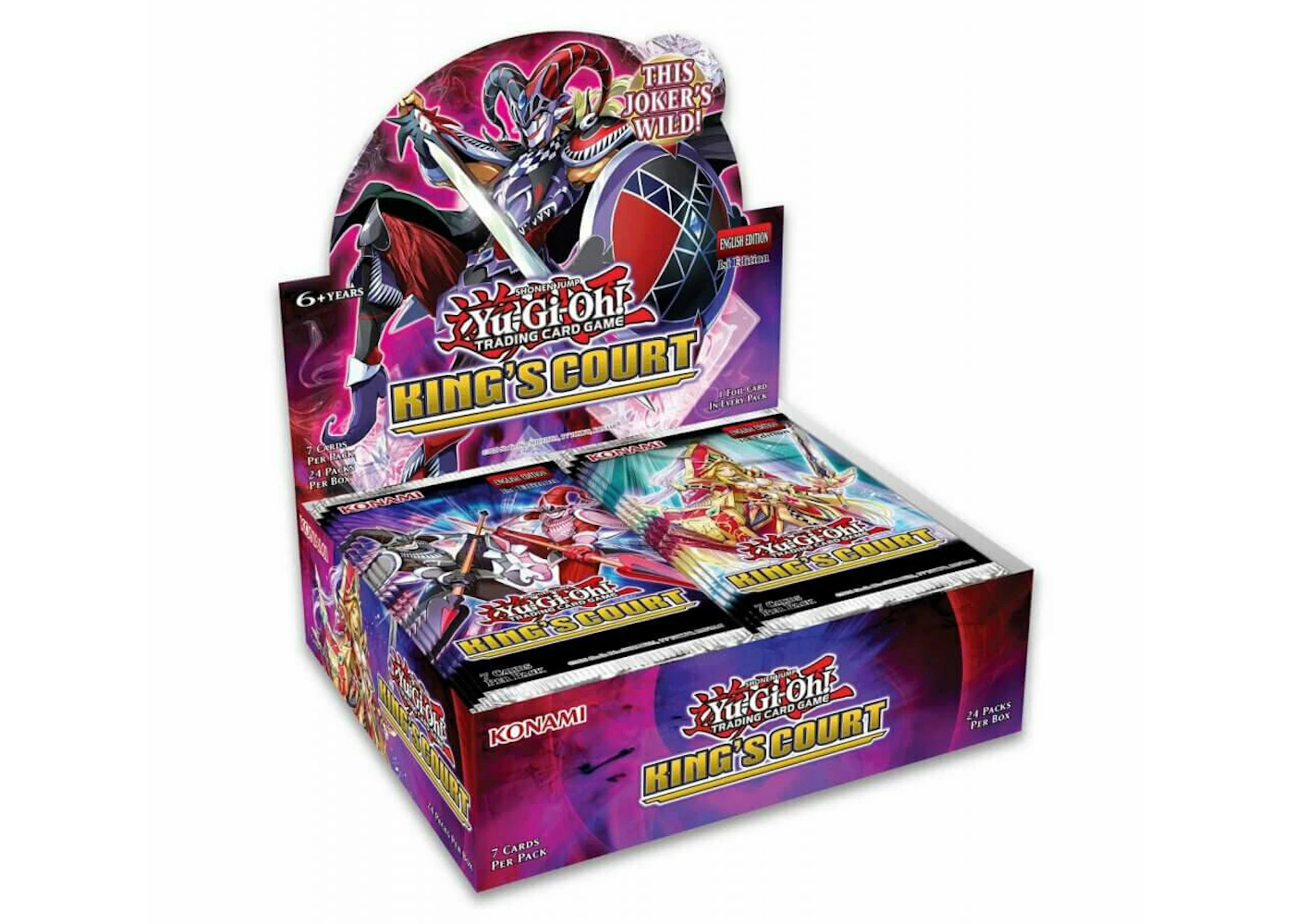 Yu-Gi-Oh! TCG King's Court Booster Box - US Yu-Gi-Oh! TCG King's Court Booster Box - US