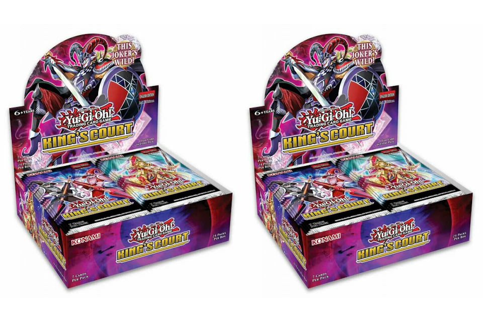 Yu-Gi-Oh! TCG King's Court Booster Box 2x Lot